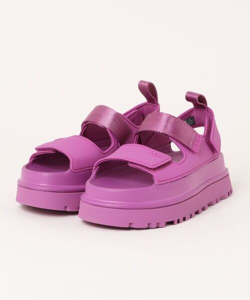 「UGG」 フラットサンダル 8 ピンク レディース_画像4