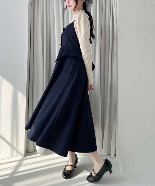 アンアナザーアンジェラス（an another angelus）/【洗える】ビスチェコンビキャミワンピース an another angelus（アンアナザーアンジェラス） ワンピース ビスチェ