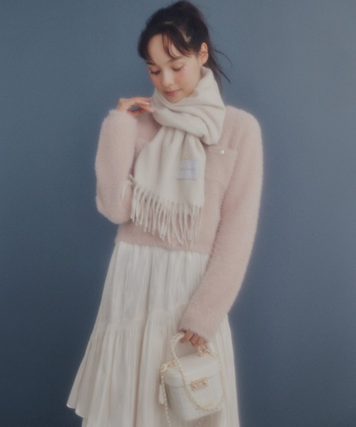 JILL by JILL STUART アイボリー マフラー　ケース付き JILL by JILL STUART アイボリー マフラー ケース付き ジル