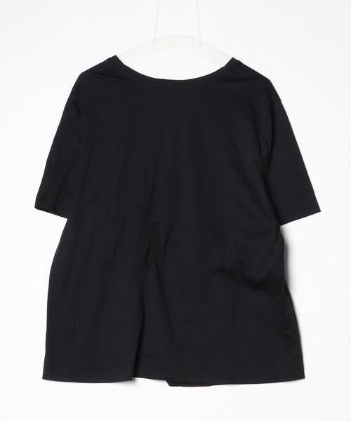 「INDIVI」 半袖カットソー 19 ブラック レディース_画像2