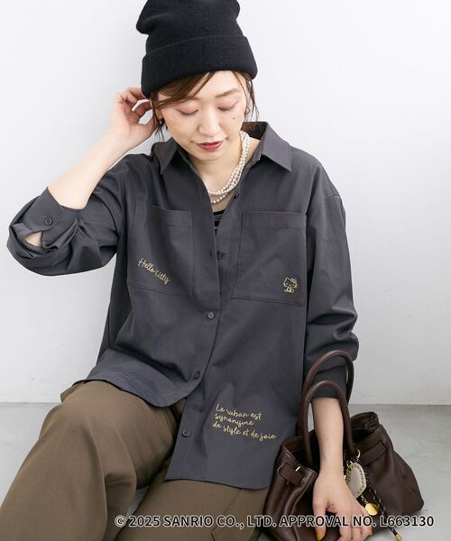 le.coeur blanc（ルクールブラン） ブラウス シャツ 「HELLO KITTY