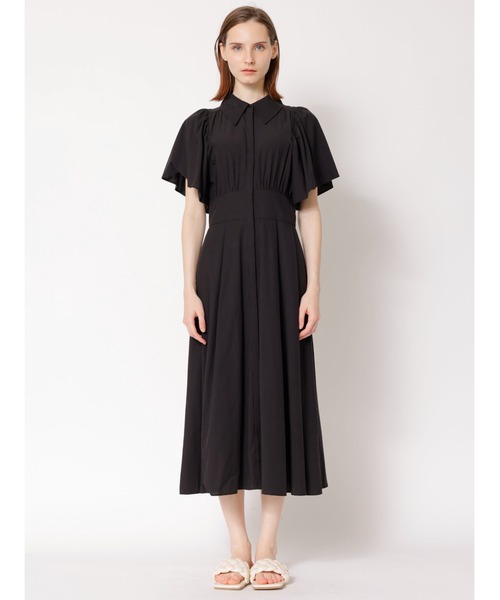 「TONAL」 半袖ワンピース 38 ベージュ レディース_画像2