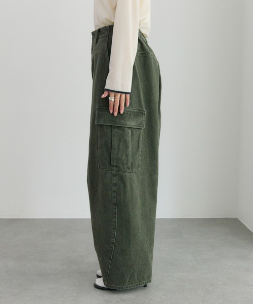 pual ce cin カーゴパンツ ヴィンテージライクカーブシルエットカーゴ