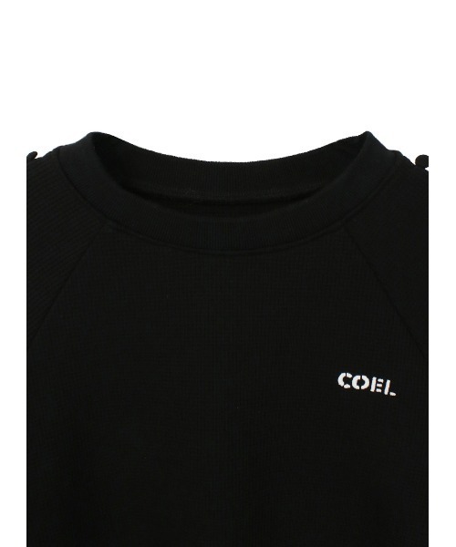 COEL（コエル） tシャツ ショルダーボタンワッフルロンT レディース