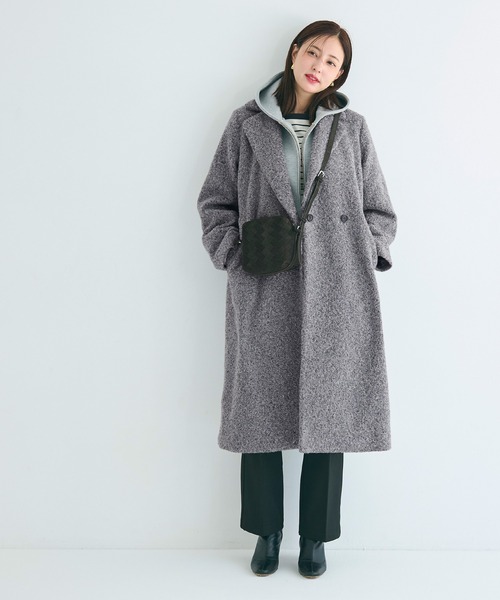 coca（コカ） コート アウター カーリーボアコート レディース