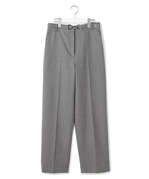 ICB（アイシービー） パンツ ウールガンクラブチェック テーパード