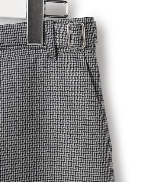 ICB（アイシービー） パンツ ウールガンクラブチェック テーパード