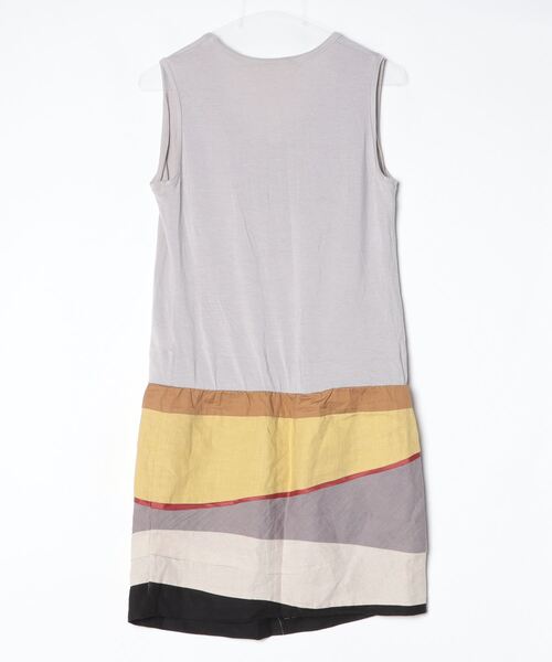 「blanc basque」 ノースリーブワンピース 38 グレー レディース_画像2