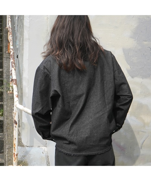 BEN DAVIS（ベンデイビス） シャツ 「BEN DAVIS」DENIM HALF ZIP SHIRT 