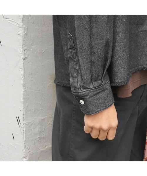BEN DAVIS（ベンデイビス） シャツ 「BEN DAVIS」DENIM HALF ZIP SHIRT 