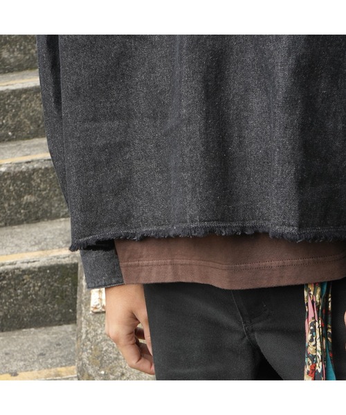 BEN DAVIS（ベンデイビス） シャツ 「BEN DAVIS」DENIM HALF ZIP SHIRT 