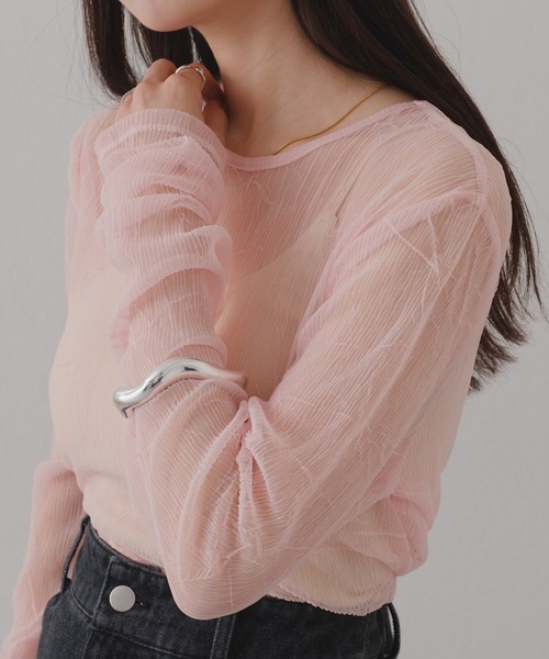 「Kastane」 長袖カットソー FREE グリーン レディース_画像5