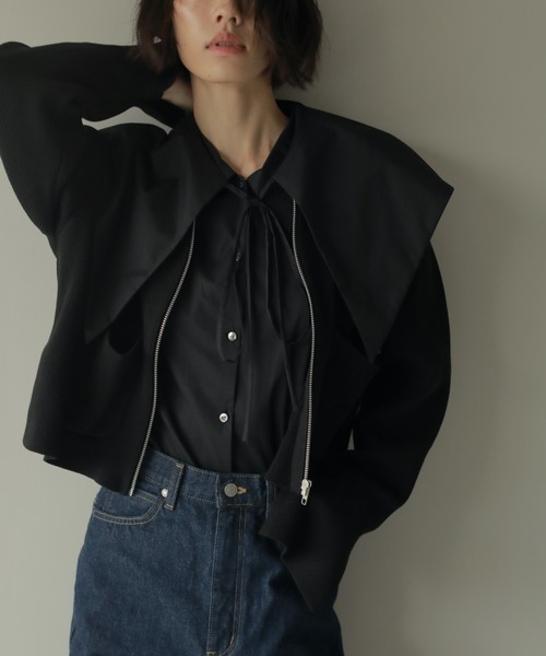 ETRE TOKYO キャンディー スリーブ タック シャツ FREE ブラック ETRETOKYO キャンディースリーブタック シャツ ZOZO限定カラー