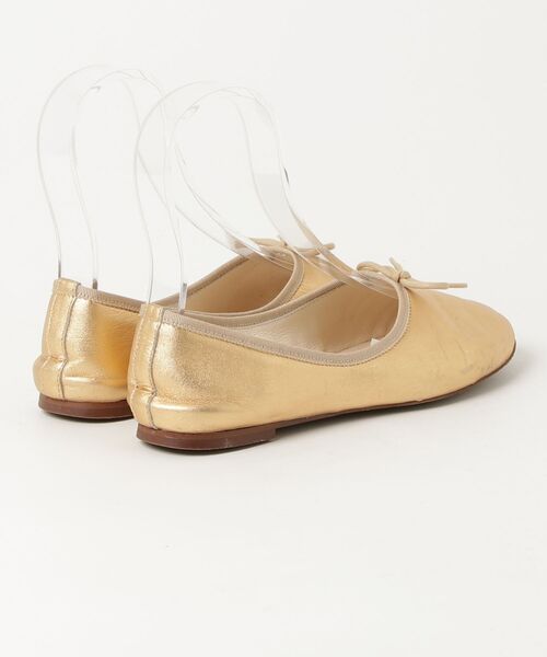 「ATELIER BRUGGE」 フラットパンプス 23cm ゴールド レディース_画像2