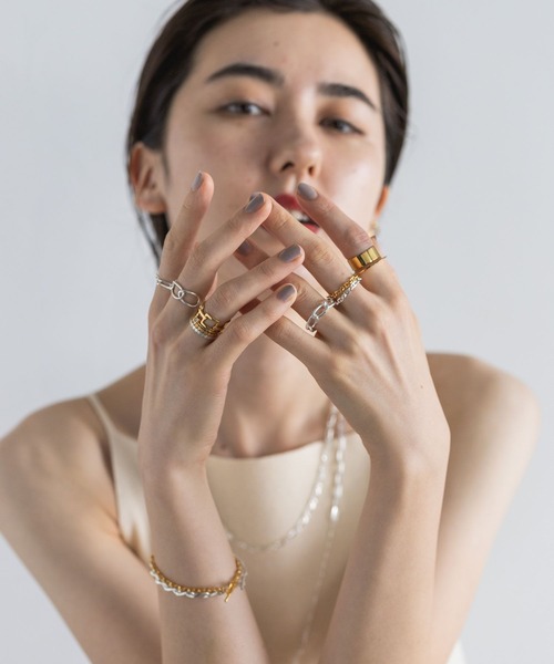 「PAS TIERRA」 リング MEDIUM シルバー レディース_画像3