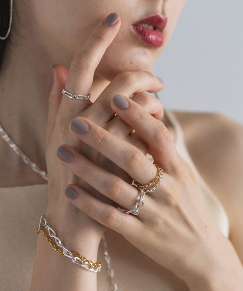 「PAS TIERRA」 リング MEDIUM シルバー レディース_画像8