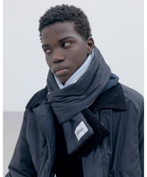 uniform experiment マフラー PADDED SCARF メンズ : ZOZOTOWN Yahoo
