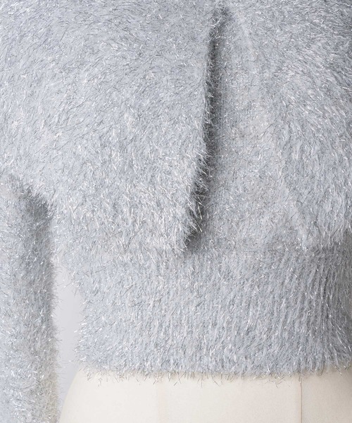 「VIOLETTA」 長袖ニット FREE ブラック レディース_画像7