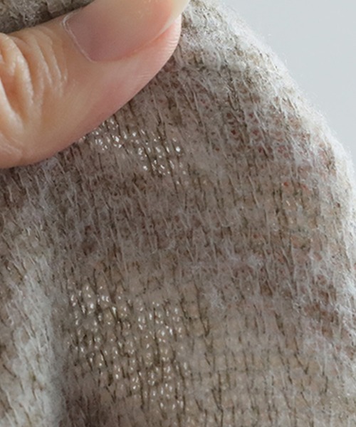 「antiqua」 長袖カットソー ONESIZE ブラック レディース_画像3