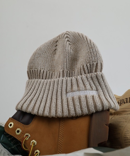 新品！butcherproducts ニットキャップ KRIFF MAYER（クリフメイヤー） ニット帽 ニットキャップ ピグメント風