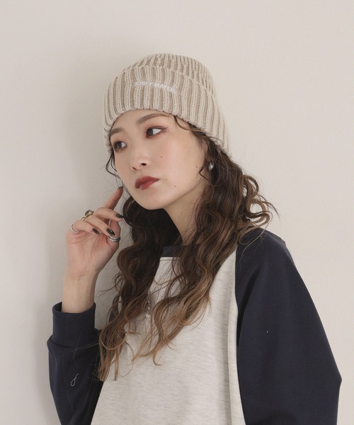 KRIFF MAYER（クリフメイヤー） ニット帽 ニットキャップ ピグメント風