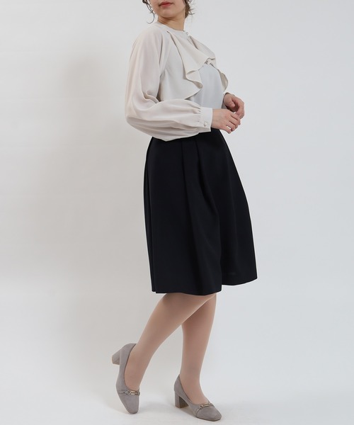 「TRUDEA」 スカート MEDIUM ブラック レディース_画像7