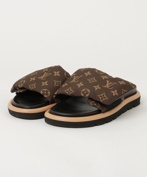 LOUIS VUITTON（ルイ・ヴィトン） ヒールサンダル 39 ブラウン