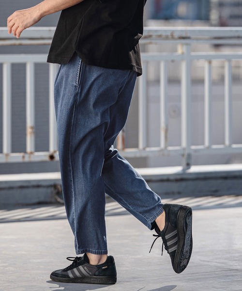 CAMBIO（カンビオ） ワイドパンツ パンツ mp14529-Chambray Wide