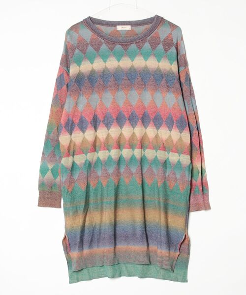 Iroquois（イロコイ） 長袖ニット 1 ブルー メンズ : ZOZOTOWN Yahoo