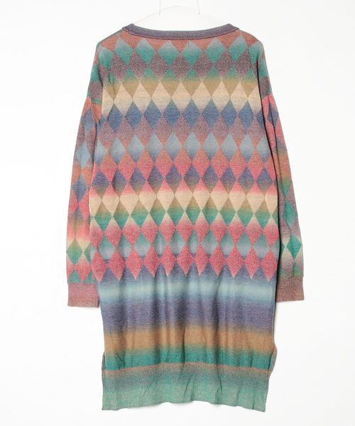 「Iroquois」 長袖ニット 1 ブルー メンズ_画像2