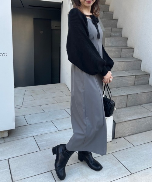 「OLIVE des OLIVE」 コンビワンピース FREE グリーン レディース_画像5