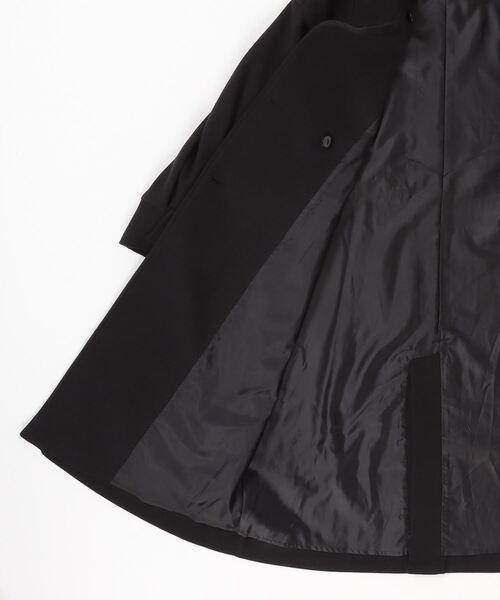 「TRUDEA」 チェスターコート MEDIUM グレイッシュブルー レディース_画像3