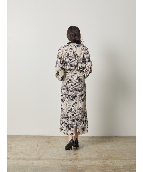 「DOLLUPOOPS」 タイトスカート 38 アイボリー レディース_画像9