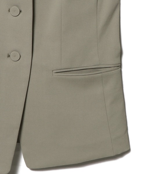 「ESTNATION」 ベスト 38 ネイビー レディース_画像4