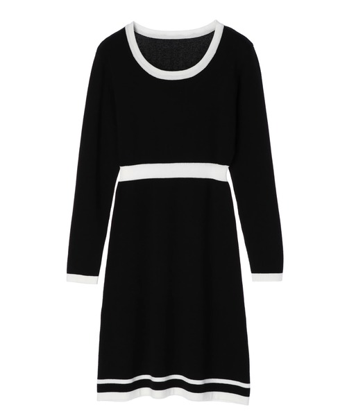 「DURAS」 ニットワンピース MEDIUM ベージュ レディース_画像5