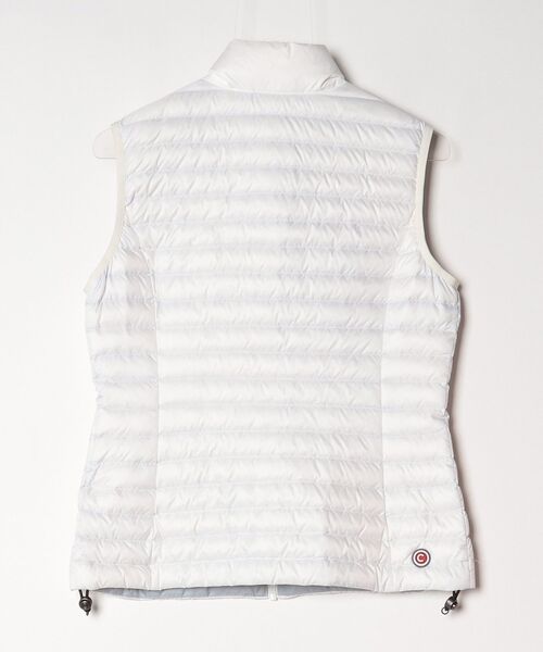「COLMAR」 キルティングベスト 42 ホワイト レディース_画像2