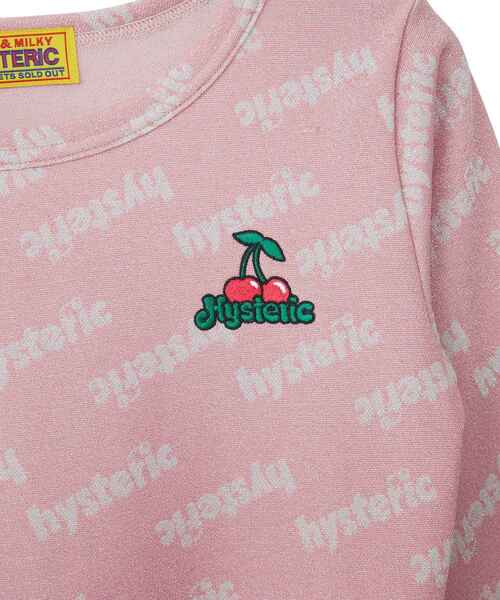 HYSTERIC GLAMOUR（ヒステリックグラマー） tシャツ CHEERY刺繍 七分袖