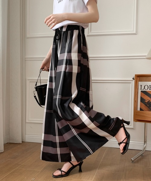 「emi+」 イージーパンツ M ブラック レディース_画像4