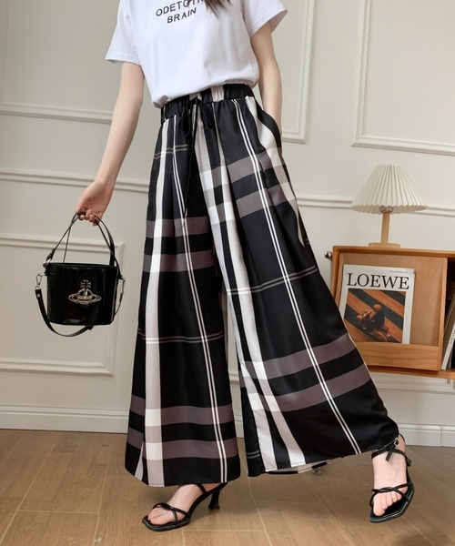 「emi+」 イージーパンツ M ブラック レディース_画像5