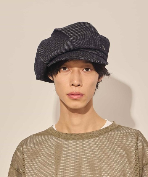 arth（アース） 帽子 キャスケット Loose Denim Tuck Cas / アース