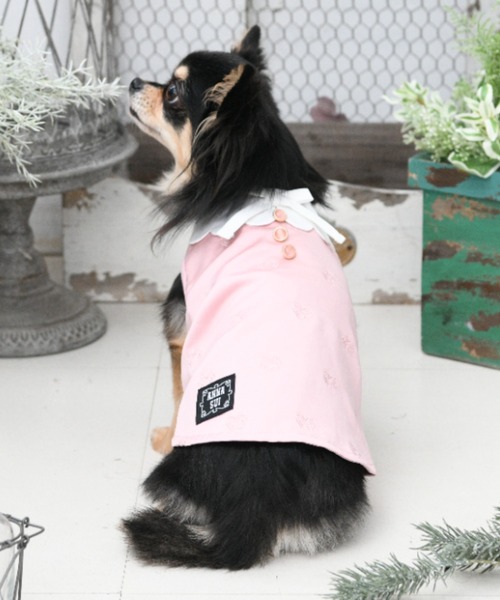 ANNA SUI（アナスイ） 犬 服 ANNA SUI/バタフライ刺繍Aラインワンピ