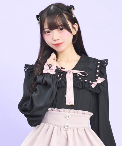 Secret Honey（シークレットハニー） ブラウス シャツ はしごレース