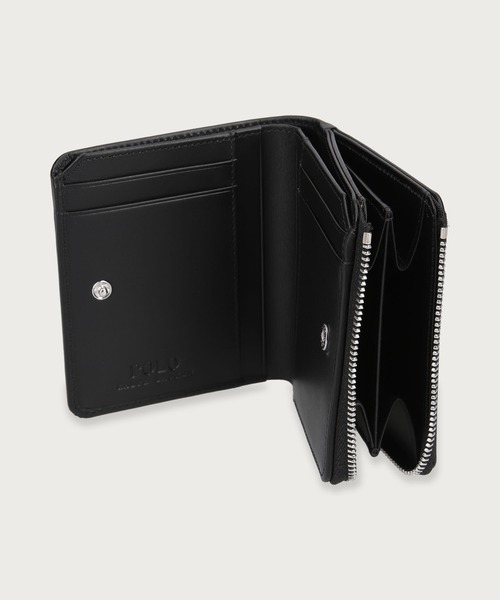 二つ折り財布 財布 マルチ カラー ポニー Lファスナーコインウォレット メンズ レディースの画像