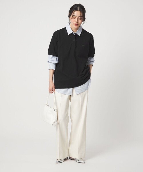 ポロシャツ ポロ 「別注」「LACOSTE」ポロシャツ レディースの画像