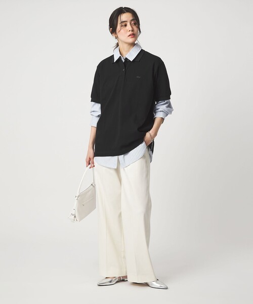 ポロシャツ ポロ 「別注」「LACOSTE」ポロシャツ レディースの画像