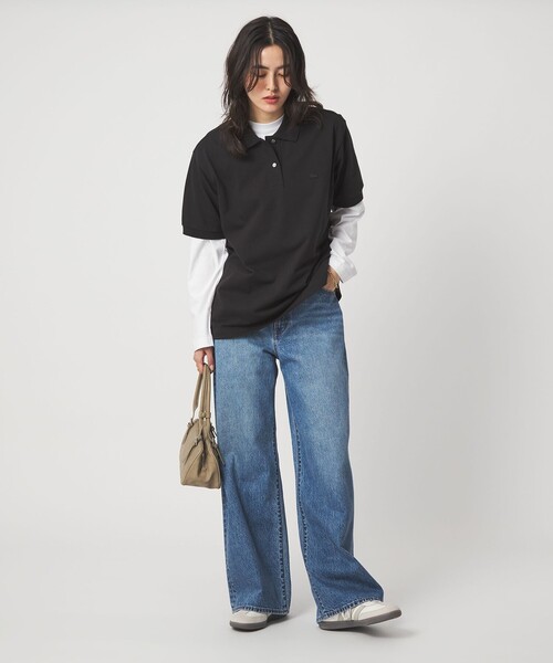 ポロシャツ ポロ 「別注」「LACOSTE」ポロシャツ レディースの画像