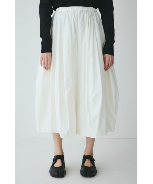 ヘリンドットサイのボリュームバルーンパンツ　ホワイト HeRIN.CYE パンツ Volume balloon pants ボリュームバルーンパンツ