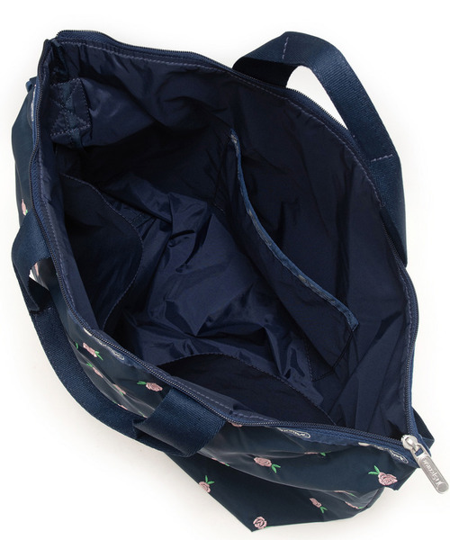 トートバッグ DELUXE EASY CARRY TOTE ピンクローズエンブロイダリー レディースの画像