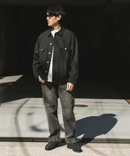 「URBAN RESEARCH DOORS」 ジャケット MEDIUM ブラック メンズの画像