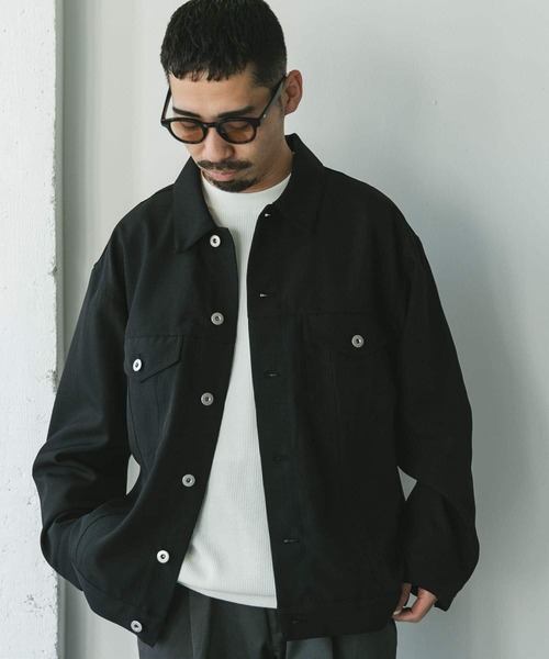 「URBAN RESEARCH DOORS」 ジャケット MEDIUM ブラック メンズの画像